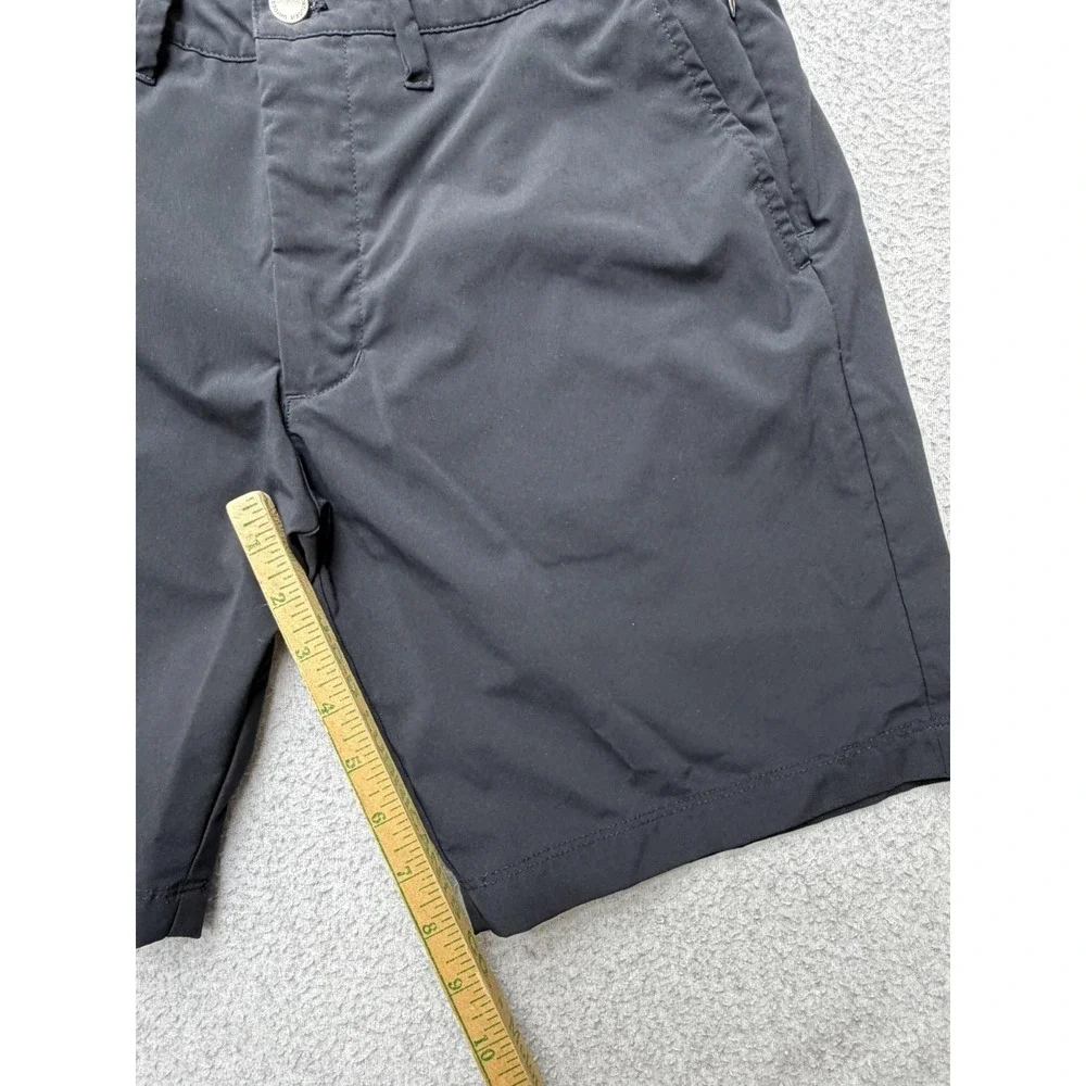 UNTUCKit Chancellor Shorts Mens 32 Black‎ Chino 9 Inseam Casual Summer